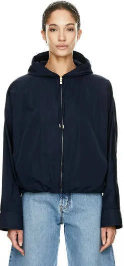 Jacke mit Kapuze aus Radzimir Marineblau