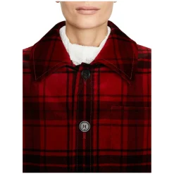 Jacke mit Schottenmuster Rot/Schwarz