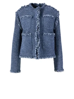 Jacke 'Punching Denim' Blau