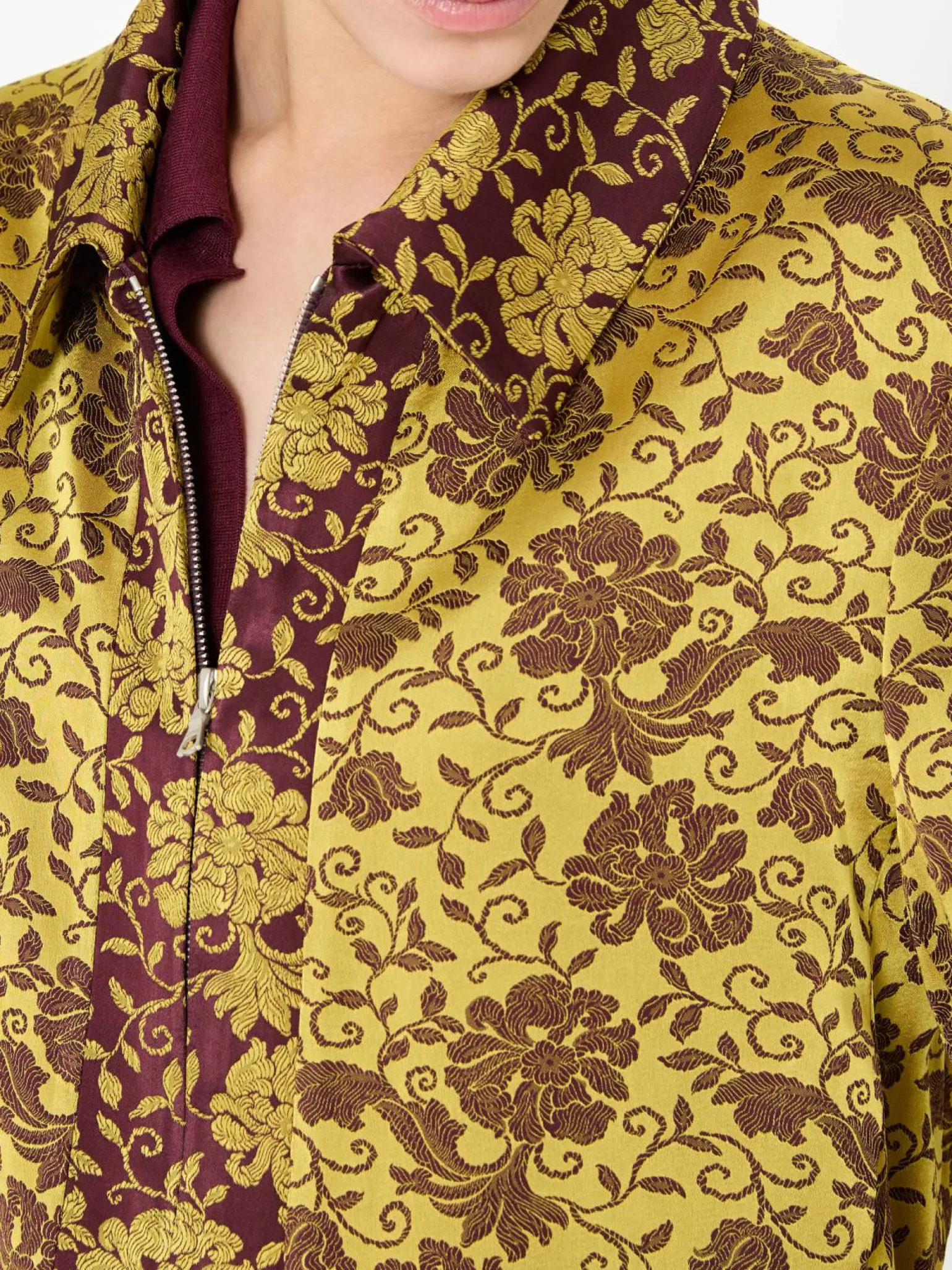Jacquard-Blousonjacke 'Vurano' Ocra