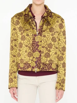 Jacquard-Blousonjacke 'Vurano' Ocra