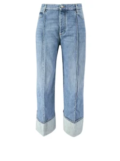 Jeans in Vintage-Indigo Blau