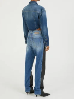 Jeansjacke 'Bianca' Mittelblau