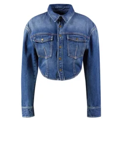 Jeansjacke 'Bianca' Mittelblau