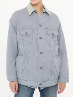 Jeansjacke 'Lacey' Blau