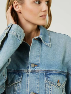 Jeansjacke 'Serena' Hellblau