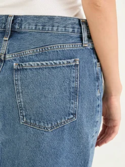 Jeansrock 'Gaia' Mittelblau