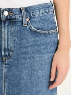 Jeansrock 'Gaia' Mittelblau