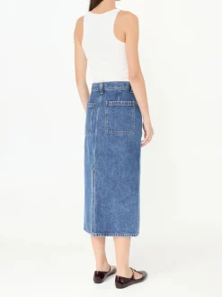 Jeansrock 'Genevieve' Mittelblau