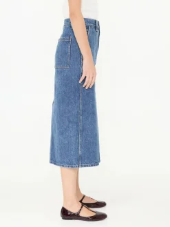 Jeansrock 'Genevieve' Mittelblau