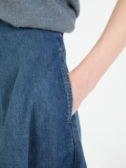 Jeansrock 'Renta' Mittelblau