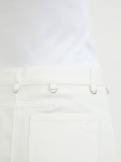 Jeansrock Weiß