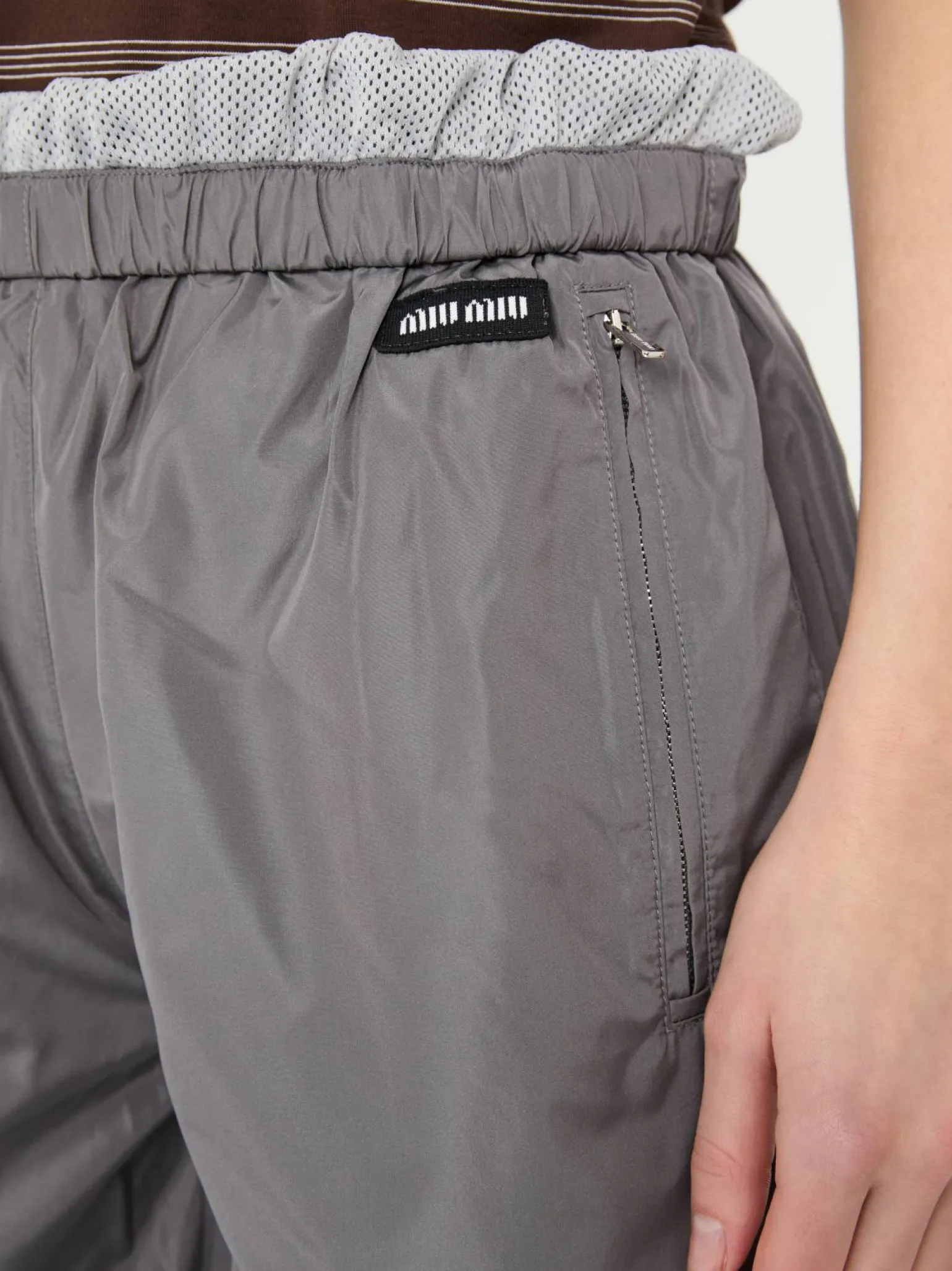 Jogginghose mit Logo Patch Grau