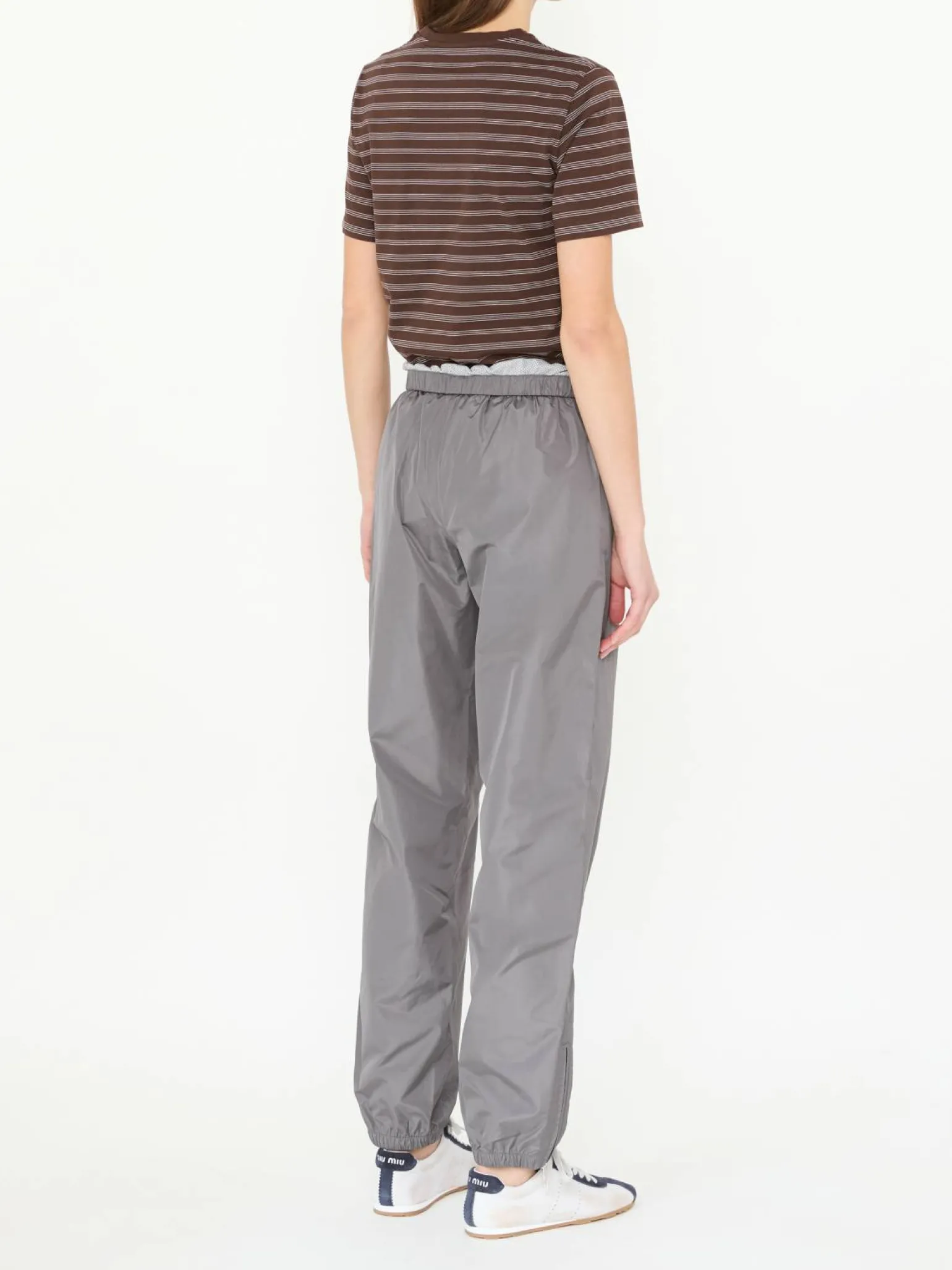 Jogginghose mit Logo Patch Grau