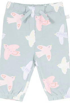 Jogginghose mit Vogel-Muster Mint