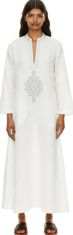 Kaftan 'Jenna' Weiß