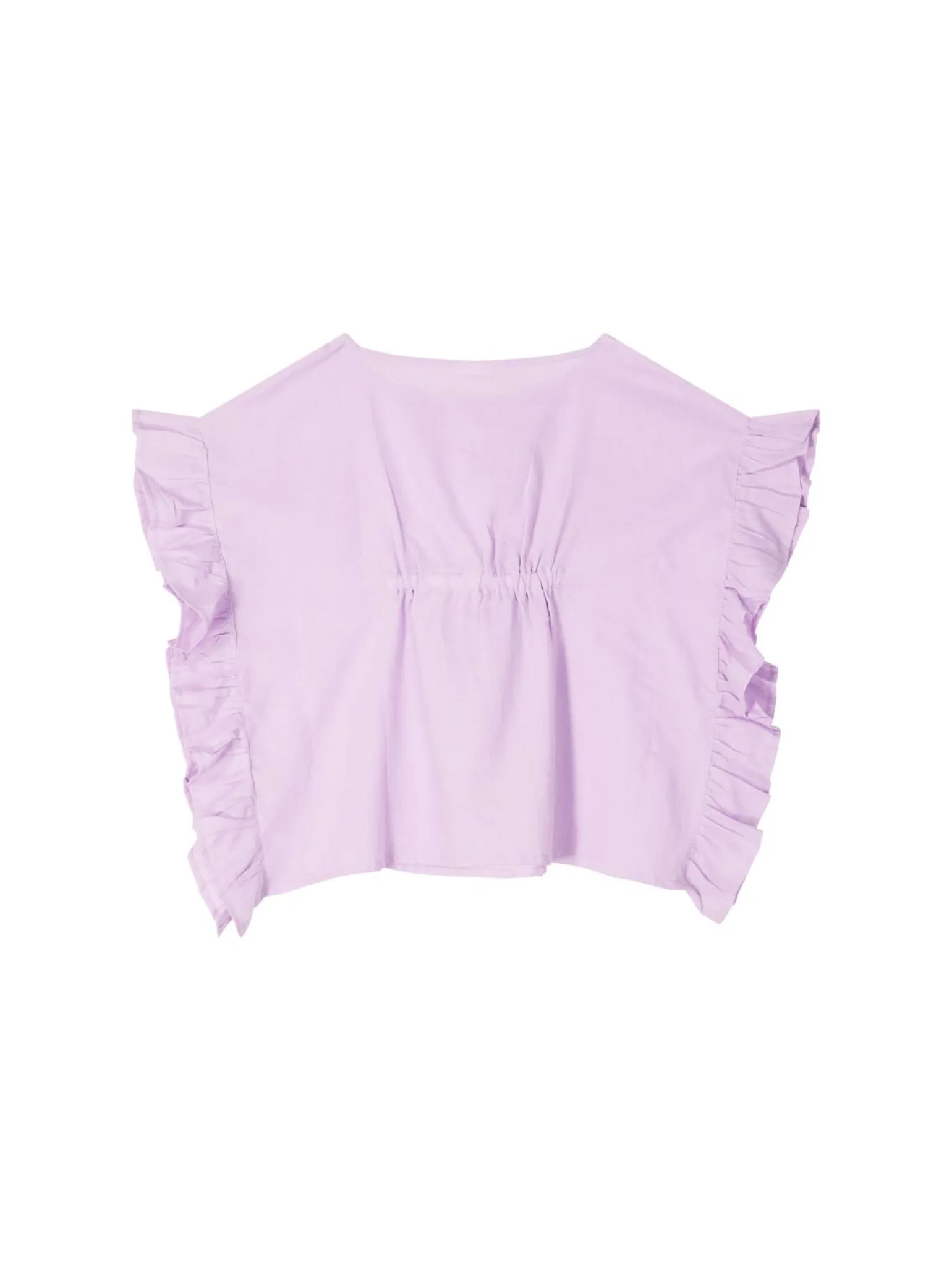 Kaftan 'Lea' mit Pompons Violett