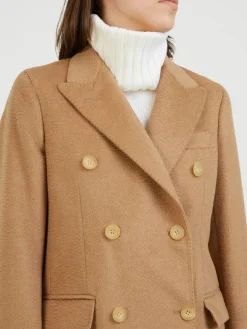 Kamelhaar-Mantel 'The Cindy' Beige