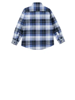 Kariertes Hemd Blau