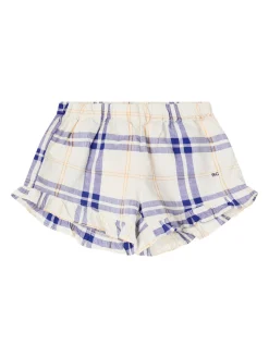 Karierte Shorts 'Fun Tartan' Crème