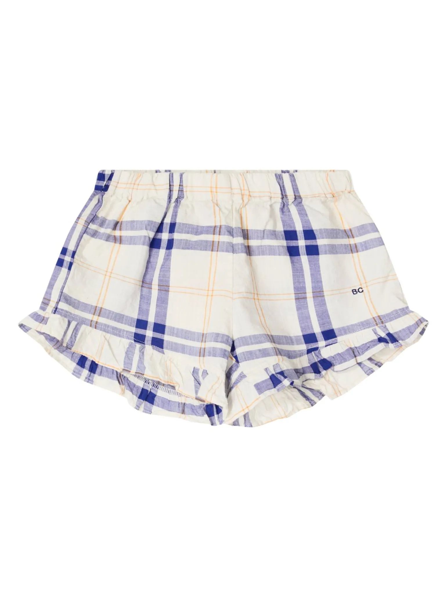 Karierte Shorts 'Fun Tartan' Crème