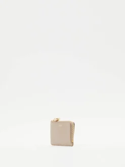 Kartenetui 'Pebble Coin' Beige