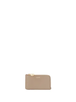 Kartenetui 'Pebble Coin' Beige