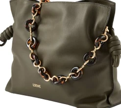 Kettenriemen 'Chunky Donut' Schwarz/Gold