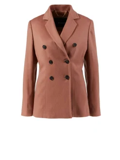 Klassischer Cashmere-Blazer Altrosa
