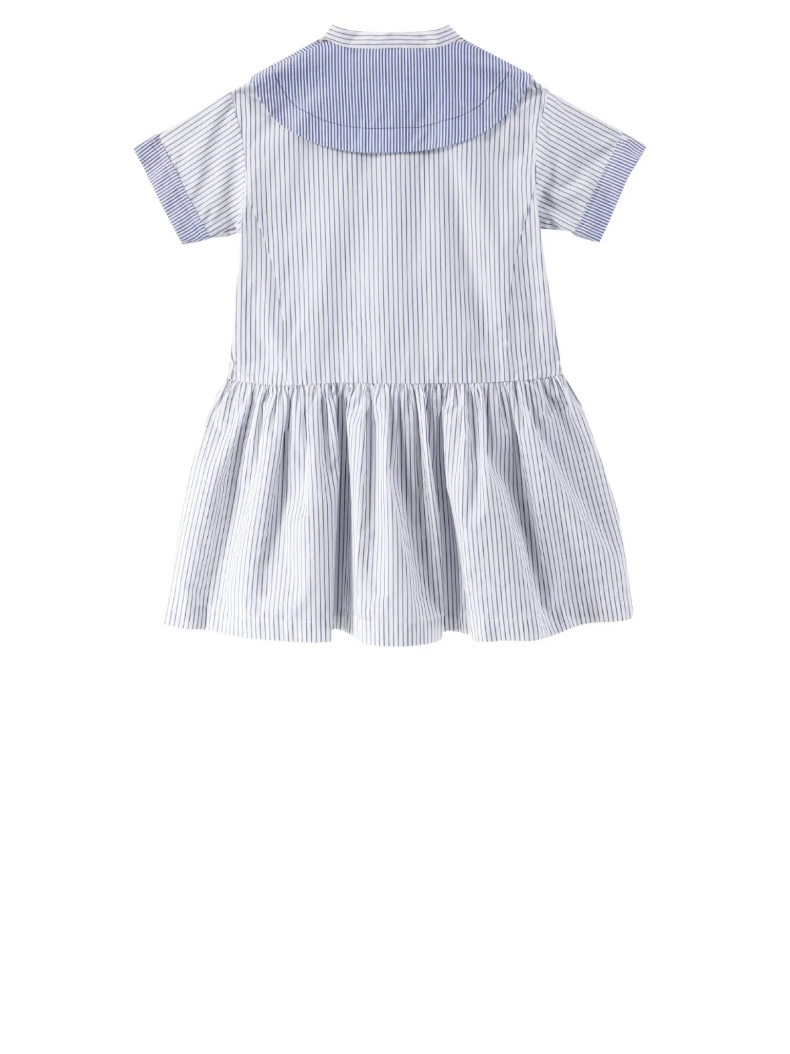 Kleid Blau/Weiß