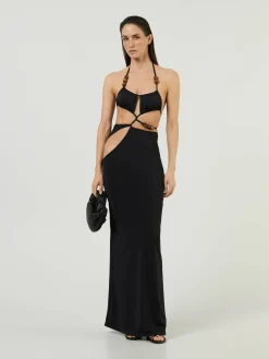 Kleid 'Displace Lycra Crystal' Schwarz