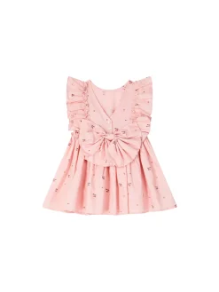 Kleid 'Evia Frill' Rosé