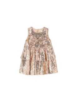 Kleid 'Rosie' mit Pailletten Grau
