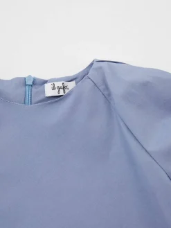 Kleid Taubenblau