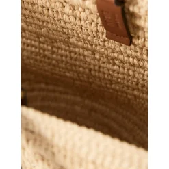 Korbtasche Paula's Ibiza 'Eclipse Basket Medium' Natural/Tan