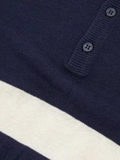 Kurzarm Pullover Marineblau