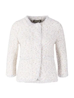 Kurzer Blazer mit Fransen Multi