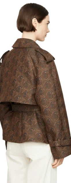 Kurzer Trenchcoat 'Ristos' Multi