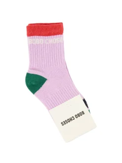 Kurze Socken 'Tic Tac Toe' Violett