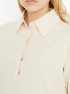 Langarm-Poloshirt 'Roddie' Crème