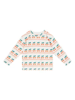 Langarmshirt 'Cherry' Crème