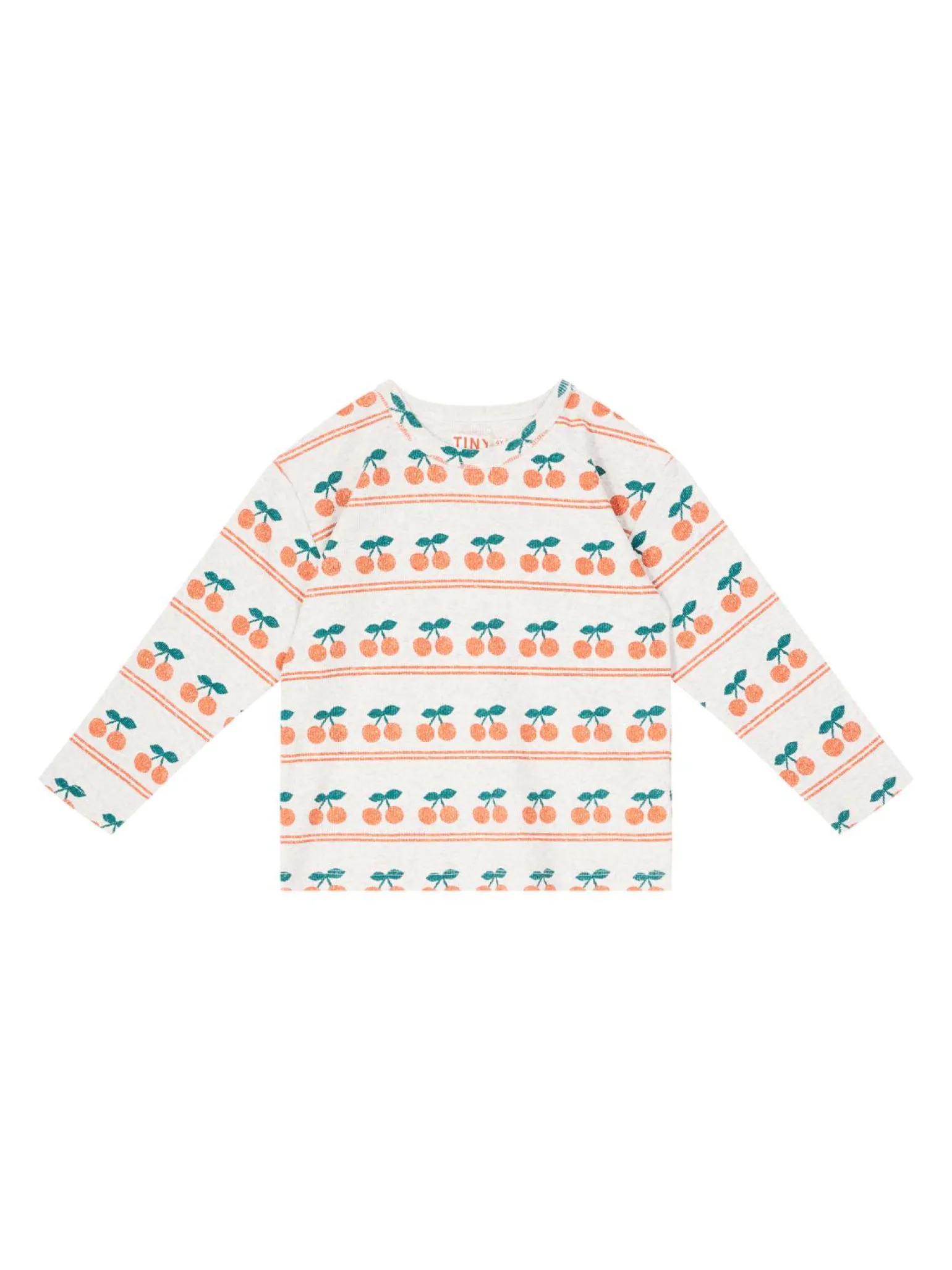 Langarmshirt 'Cherry' Crème