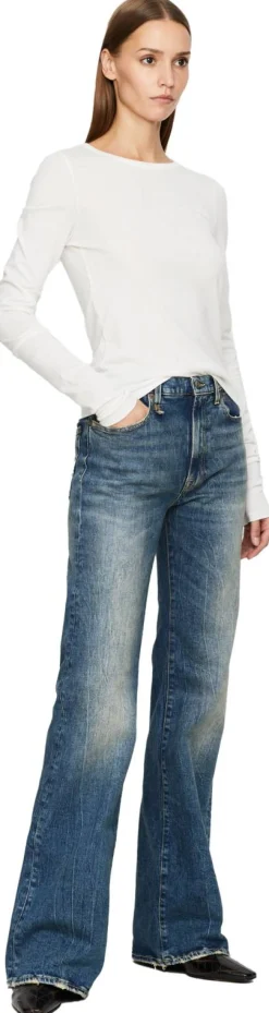 Langarmshirt Crème