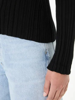 Langarmshirt 'Elsa' Schwarz
