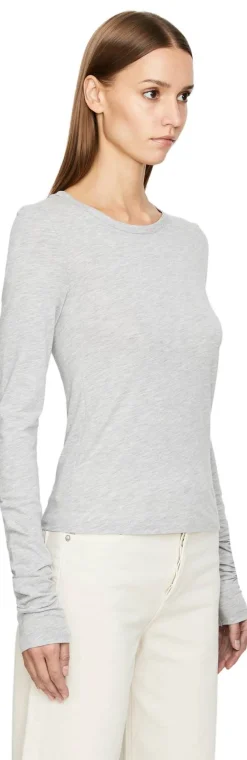 Langarmshirt Grau