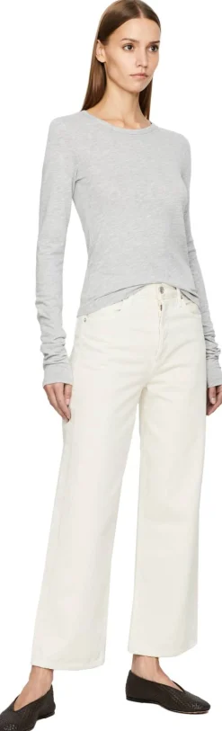 Langarmshirt Grau