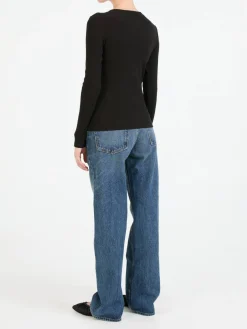 Langarmshirt 'Jordan' Schwarz