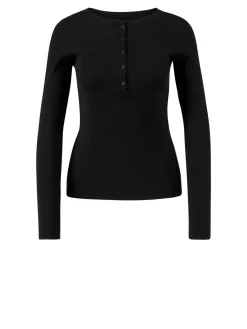 Langarmshirt 'Jordan' Schwarz