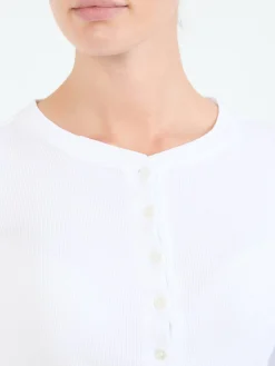 Langarmshirt 'Jordan' Weiß