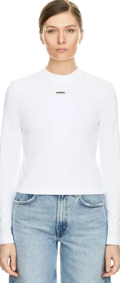 Langarmshirt 'Le Tshirt Gros Grain' Weiß